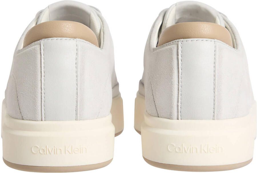 Calvin Klein leren sneakers lichtgrijs - Foto 2
