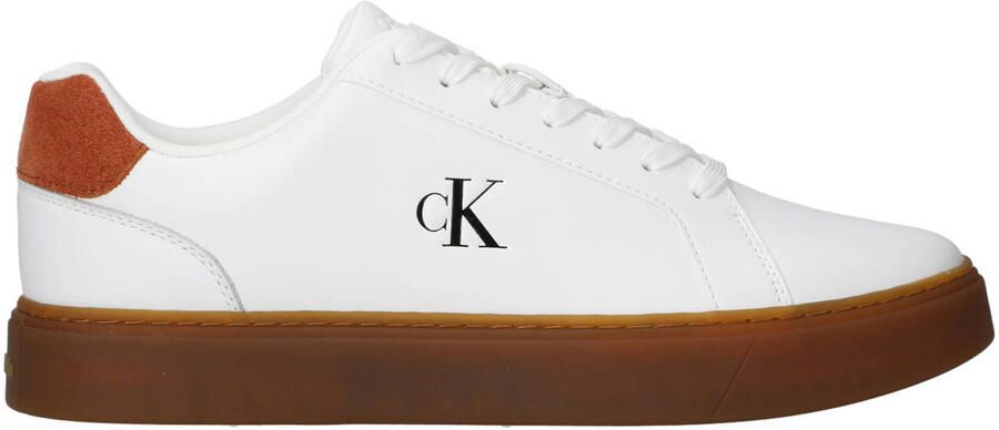 Calvin Klein leren sneakers wit
