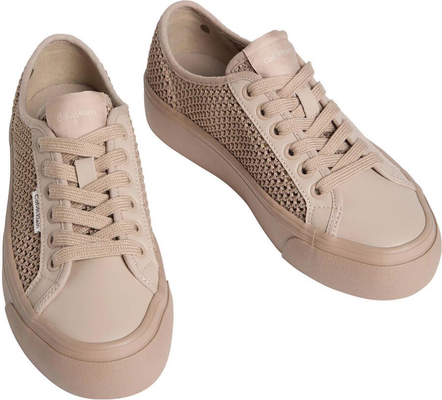 CK Calvin Klein low top sneakers met plateauzool - Foto 2