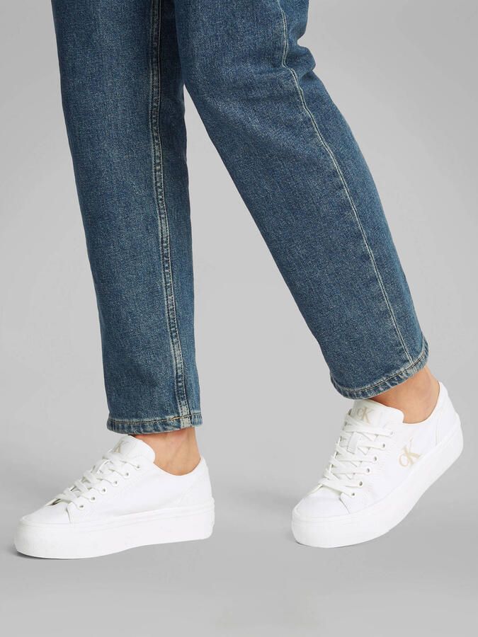 Calvin Klein Jeans Lente Zomer Dames Sneakers Collectie White Dames