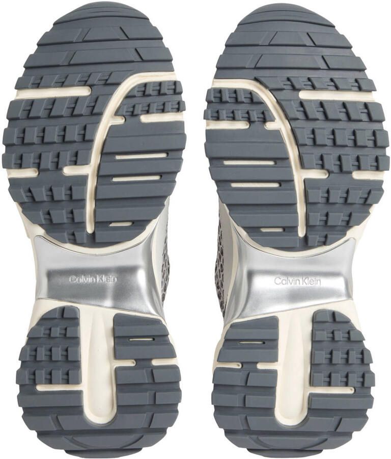 Calvin Klein sneakers zilver taupe - Foto 2