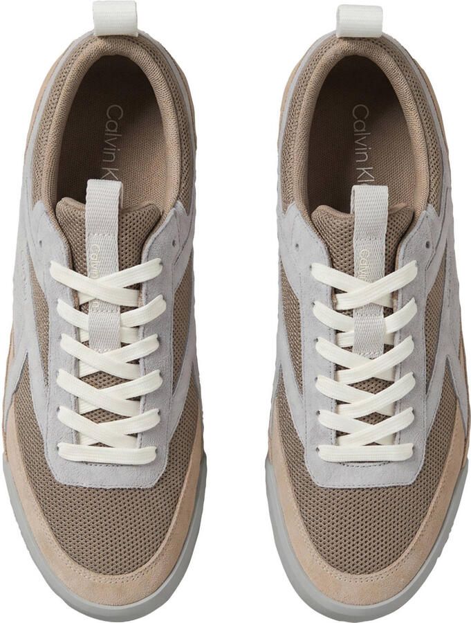 Calvin Klein suède sneakers grijs taupe - Foto 2