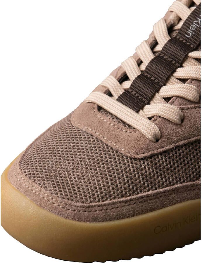 Calvin Klein suède sneakers taupe - Foto 2