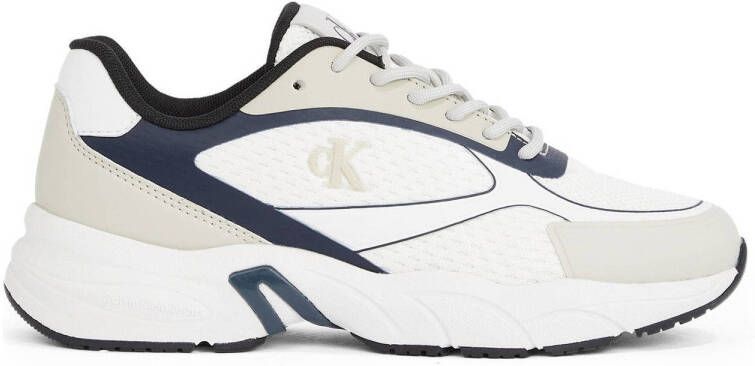 Calvin Klein chunky sneakers wit blauw