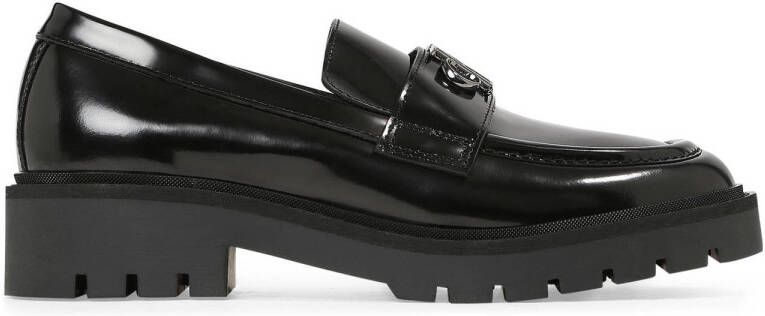 Calvin Klein Metallic Combat Loafer Herfst Winter Collectie Black Dames