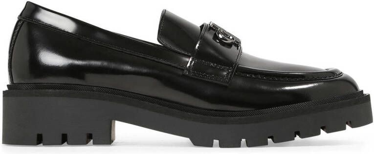 CALVIN KLEIN JEANS chunky lakleren loafers zwart