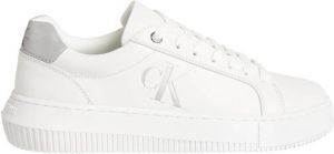 Calvin Klein Plateausneakers CHUNKY CUPSOLE LACEUP LOW ESS M met zilverkleurige details