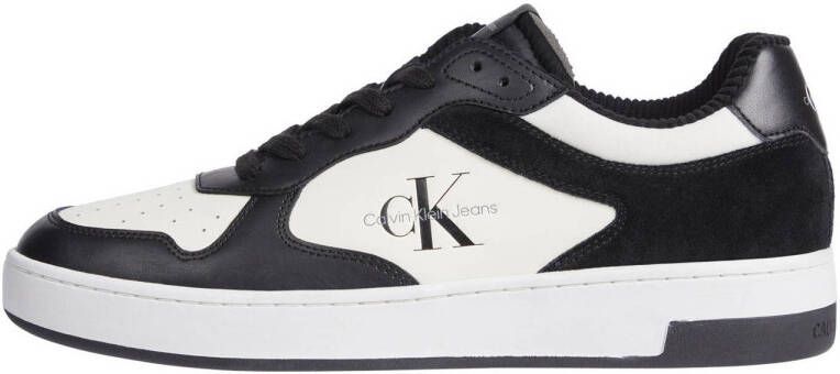 Calvin Klein Basket Cupsole Low Heren Sneakers Zwart Wit