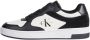 Calvin Klein Basket Cupsole Low Heren Sneakers Zwart Wit - Thumbnail 1
