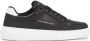 Calvin Klein Zwarte Polyester Sneaker met Contrasterende Details Black Heren - Thumbnail 1