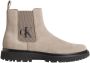 Calvin Klein Jeans Chelsea boots van leer model 'LUG MID CHELSEA' - Thumbnail 2