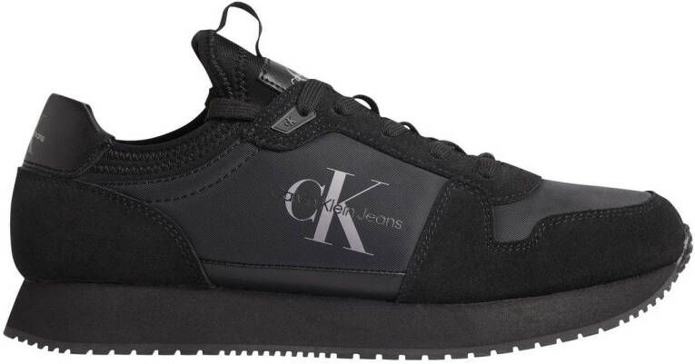 CALVIN KLEIN JEANS suède sneakers zwart