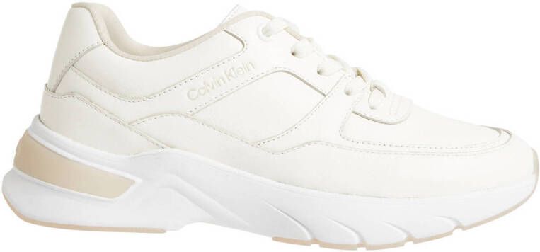 Calvin Klein leren sneakers wit