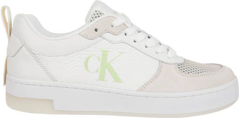 Calvin Klein Witte Lage Sneakers Basket Cupsole Low Xray - Foto 2