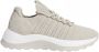 Calvin Klein Knit Lace Up Lage sneakers Dames Beige - Thumbnail 2