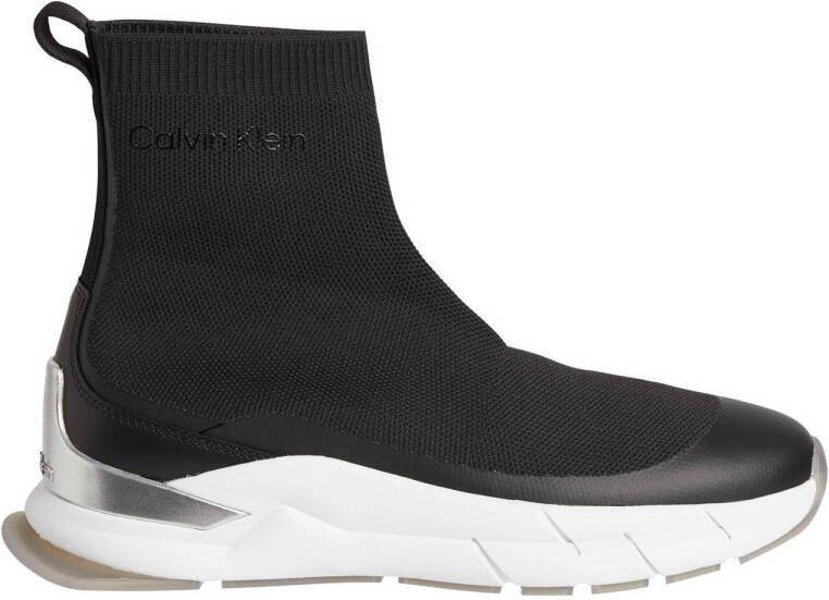 Calvin Klein sock sneakers zwart