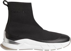 Calvin Klein Sneakers Sock Boot Knit in black