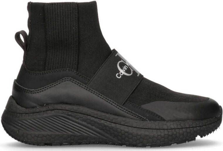 Calvin Klein sock sneakers zwart