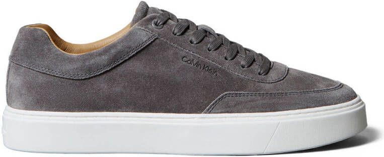 Calvin Klein suède sneakers grijs