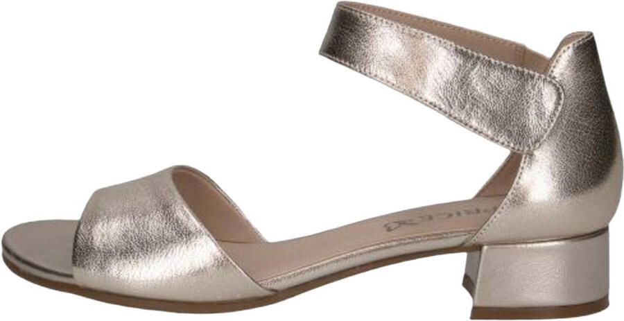 Caprice G Sandaletten Goud Metallic Leer Dames Goud Metalli