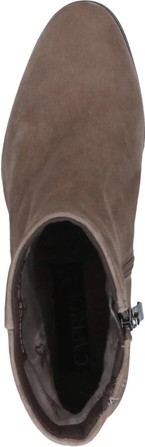 Caprice Taupe Enkellaarzen Taupe Suede Dames Taupe - Foto 3