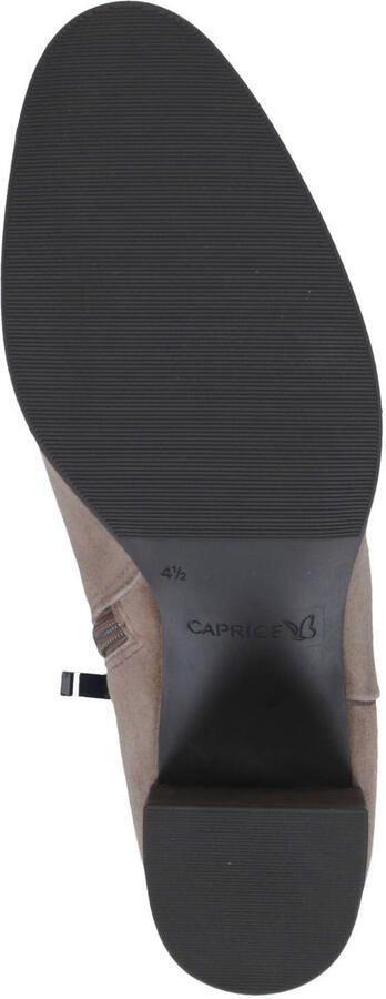 Caprice Taupe Enkellaarzen Taupe Suede Dames Taupe - Foto 3