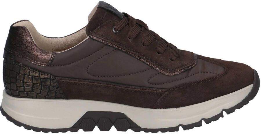 Caprice Hedda leren sneakers bruin