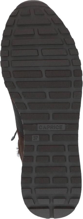 Caprice Kaia suède sneakers donkerbruin - Foto 2