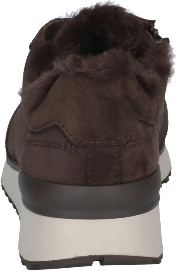 Caprice Kaia suède sneakers donkerbruin - Foto 2