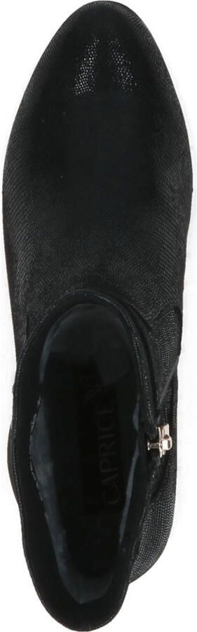 Caprice Leren Zwarte Dames Enkellaarzen Zwart - Foto 2