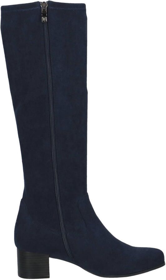 Caprice Lange Laarzen Donker Blauw Stretch Dames Donker Blauw