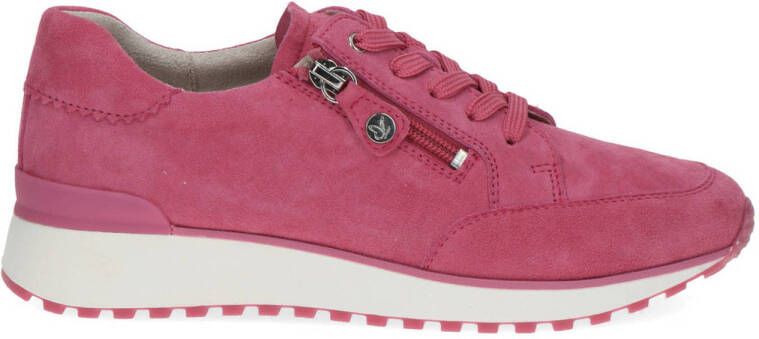 Caprice Kaia comfort suède sneakers donkerblauw