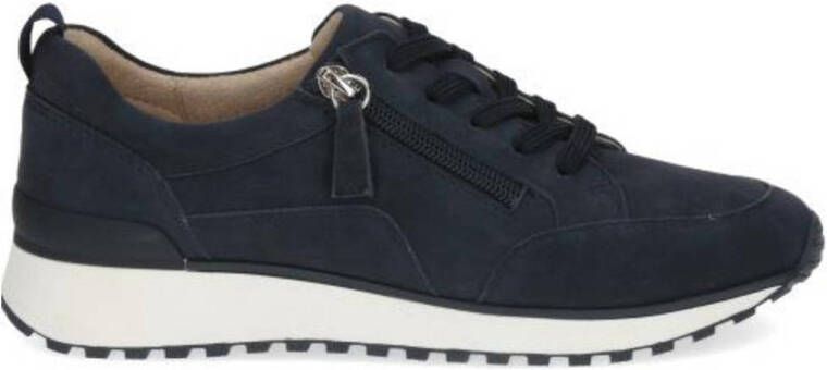 Caprice Kaia suède sneakers donkerblauw