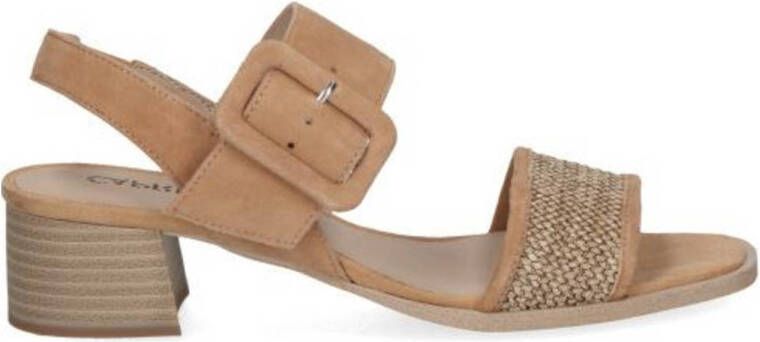 Caprice Sandaaltjes zomerschoen sandaal blokhak met klittenbandsluiting