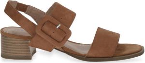 Caprice SIENA suède sandalette bruin