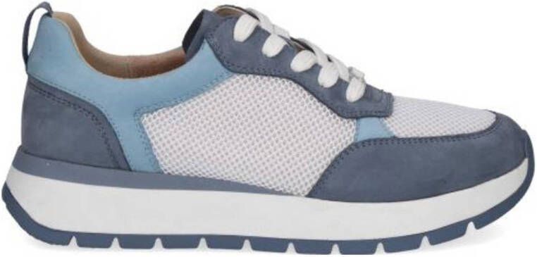 Caprice Vanessa leren sneakers blauw