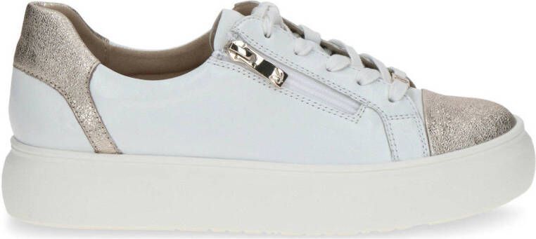 Caprice Vanity leren sneakers wit