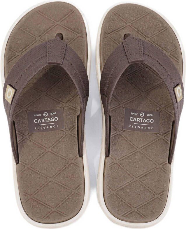 Cartago Malta V Slippers Heren White Brown