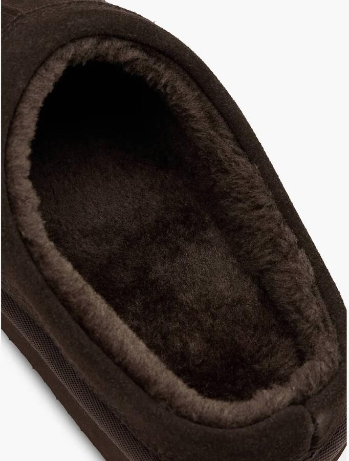 Casa mia suèdelook pantoffels bruin - Foto 2