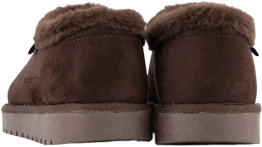 Casa mia suèdelook pantoffels bruin - Foto 2