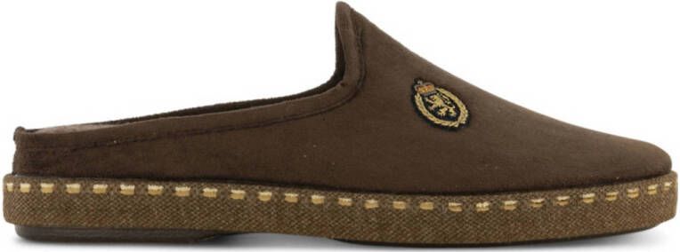 Casa mia pantoffels bruin