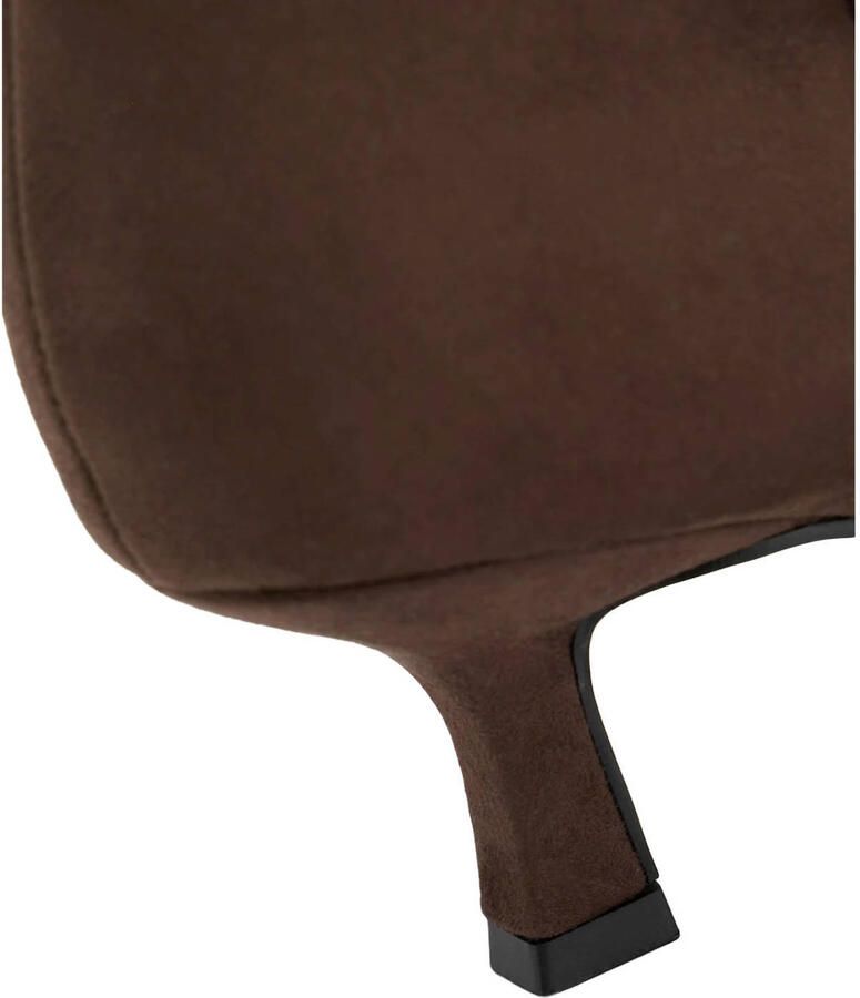 Catwalk suèdelook laarzen bruin