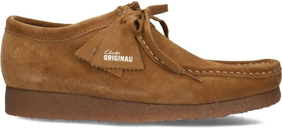 Clarks Originals Wallabee Bruin Suède Crepe Zool Brown Heren