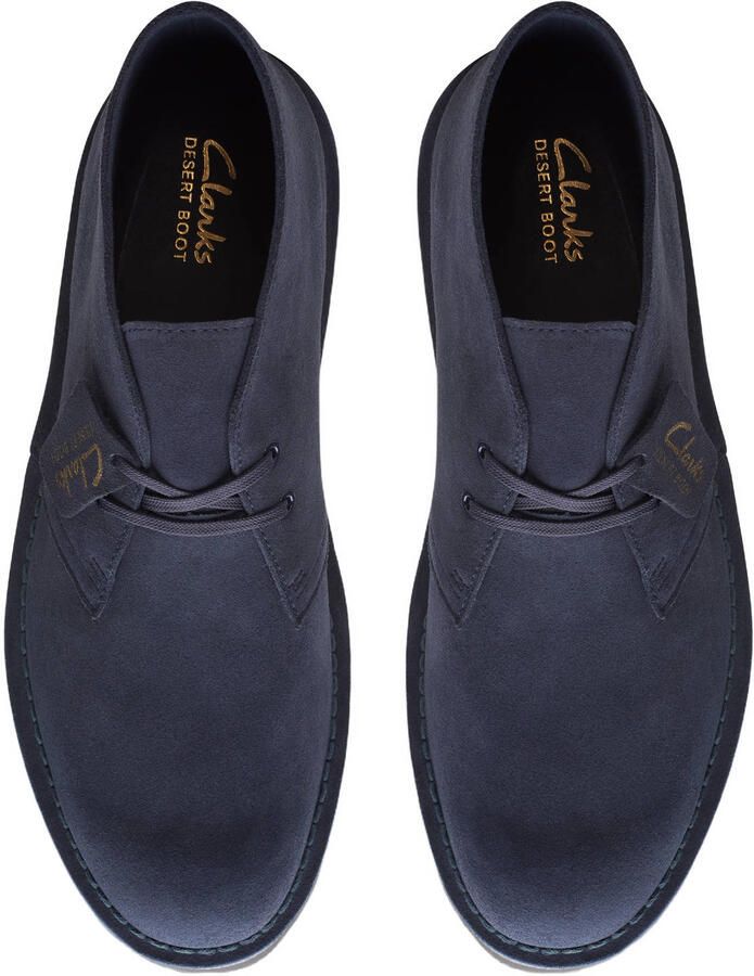 Clarks O DESERT BT EVO Vrije tijd half-hoog Heren veterschoen Heren sneakers Blauw - Foto 4