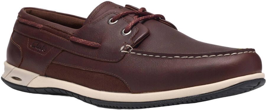 Clarks Orson Sail Heren Veterschoenen Brown Leather - Foto 2