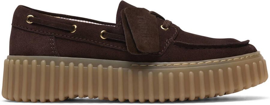 Clarks suède bootschoenen donkerbruin