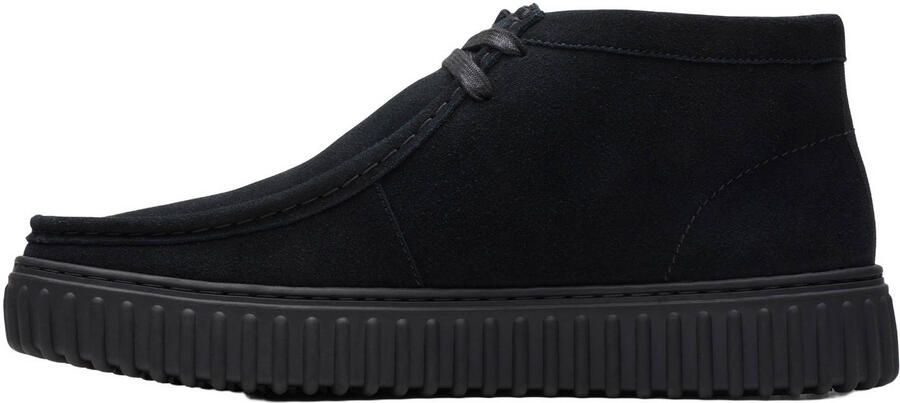 CLARKS ORIGINALS Clarks Veterschoenen Heren Torhill Hi Heren Suède Zwart - Foto 3