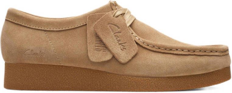 Clarks WALLABEE~EVO~SH~~~~~~~~~~~~~~~ Dames veterschoenen Wit beige