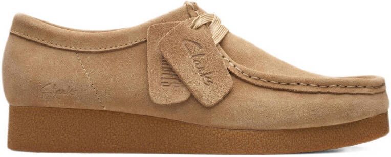 Clarks WALLABEE~EVO~SH~~~~~~~~~~~~~~~ Dames veterschoenen Wit beige
