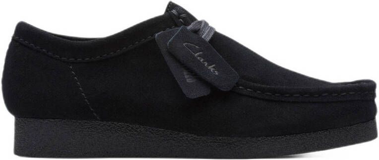 Clarks WallabeeEVO Heren Veterschoenen Suede Zwart